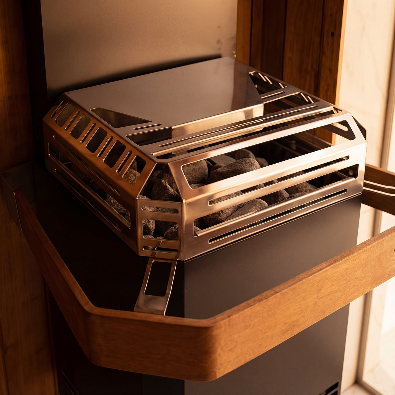 Saunum AIR L 10 WiFi Complete Sauna Heater Package