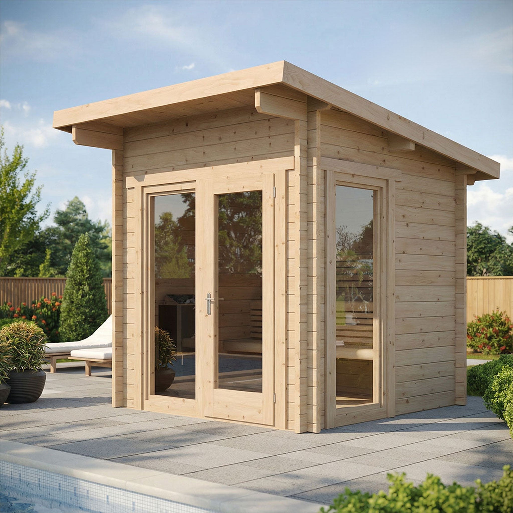 SaunaLife G4 Garden Series 4 Person Outdoor Sauna Kit