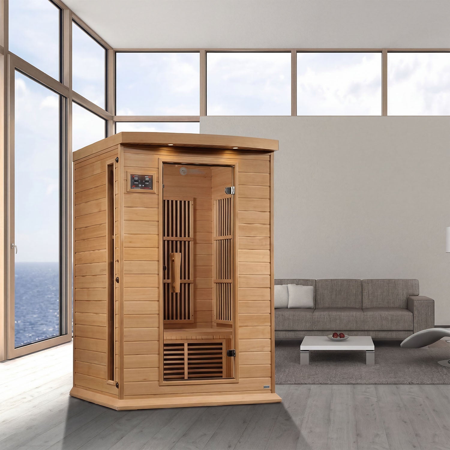 Golden Designs Maxxus 2 Person Near Zero EMF Infrared Sauna