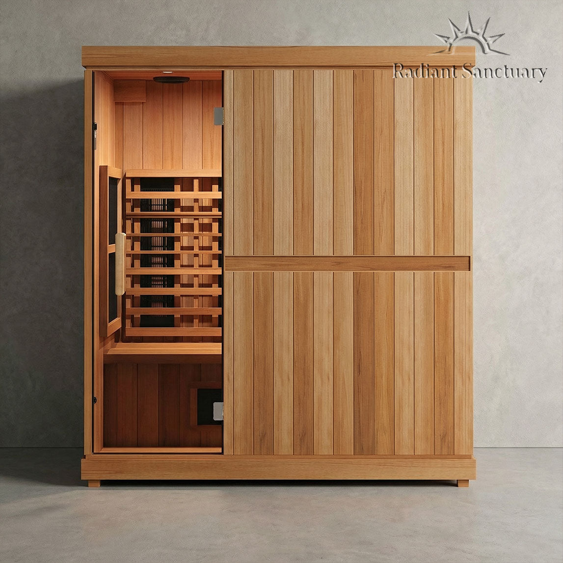 Finnmark FD 3 Infrared Home Sauna with Full Spectrum Heating for Four People