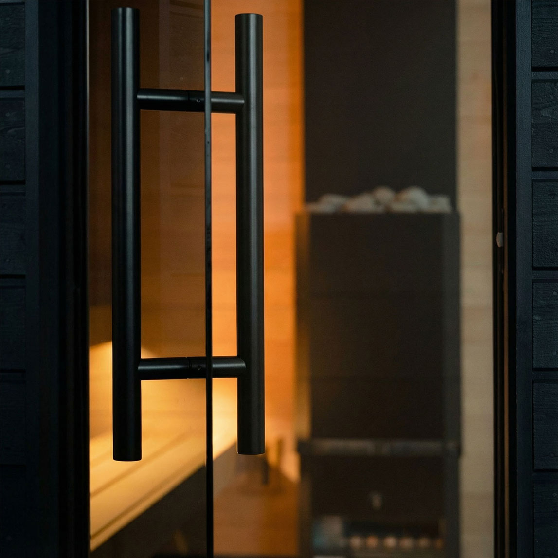 SaunaLife Model G6 Pre Assembled Outdoor Sauna Cabin with Luxury Alder Interior for Up to Five People