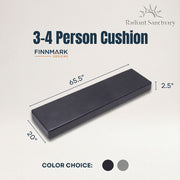 Finnmark FD 3 Vinyl Sauna Cushion for Three Person Infrared Saunas