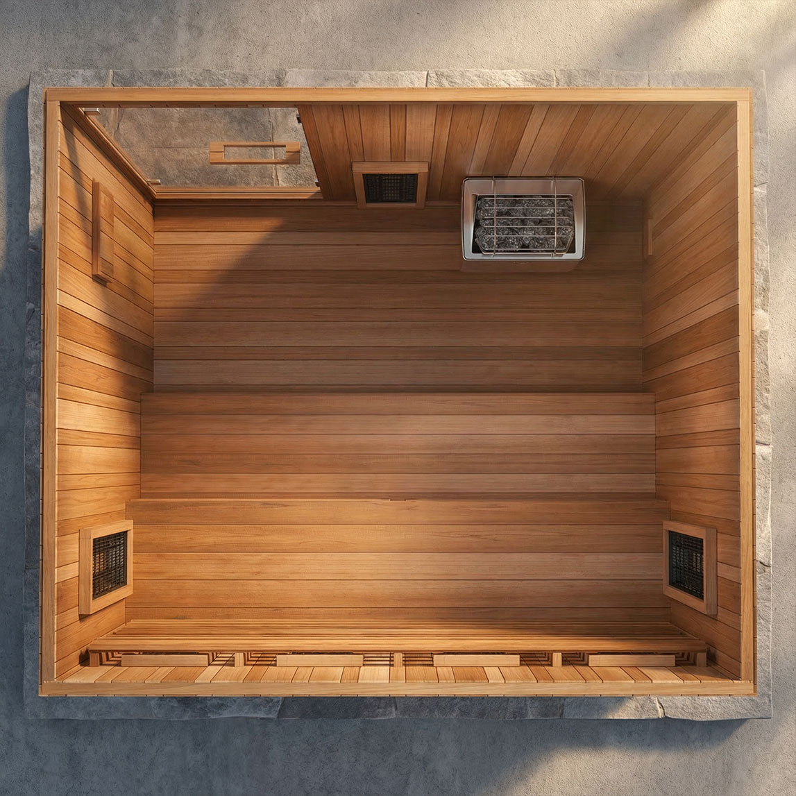 Finnmark FD 5 Trinity Combination Sauna with Infrared and Traditional Steam for Four People