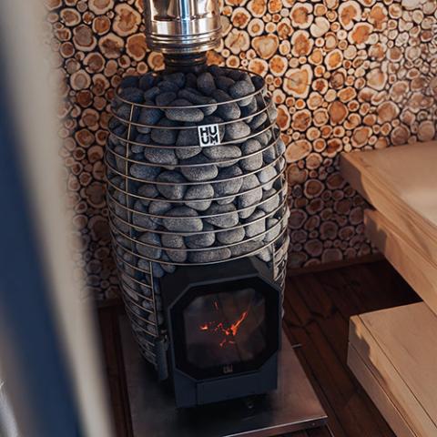 HUUM Hive Flow LS 9.8kW Wood Burning Sauna Stove