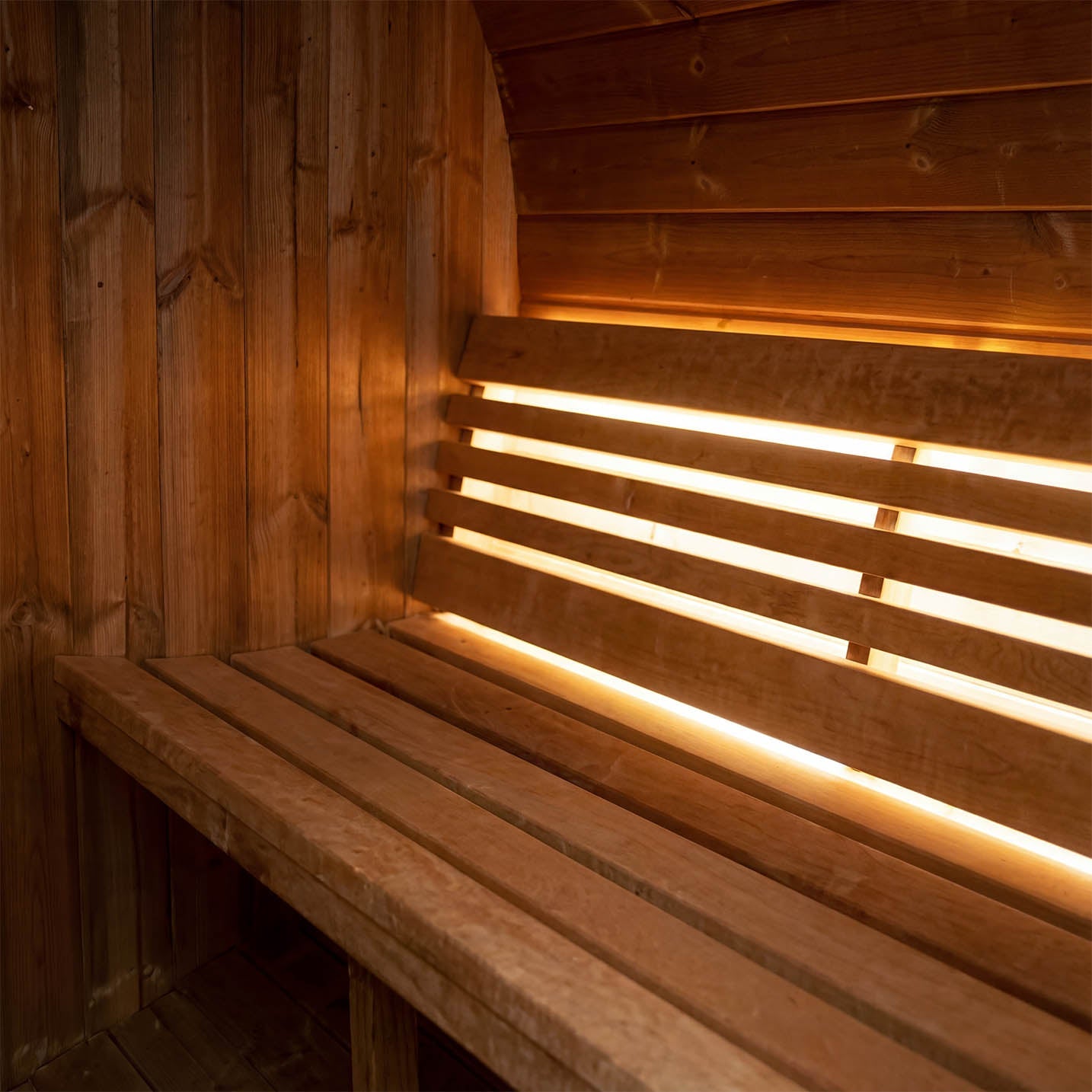 SaunaLife Model E7 Outdoor Sauna Barrel ERGO Series