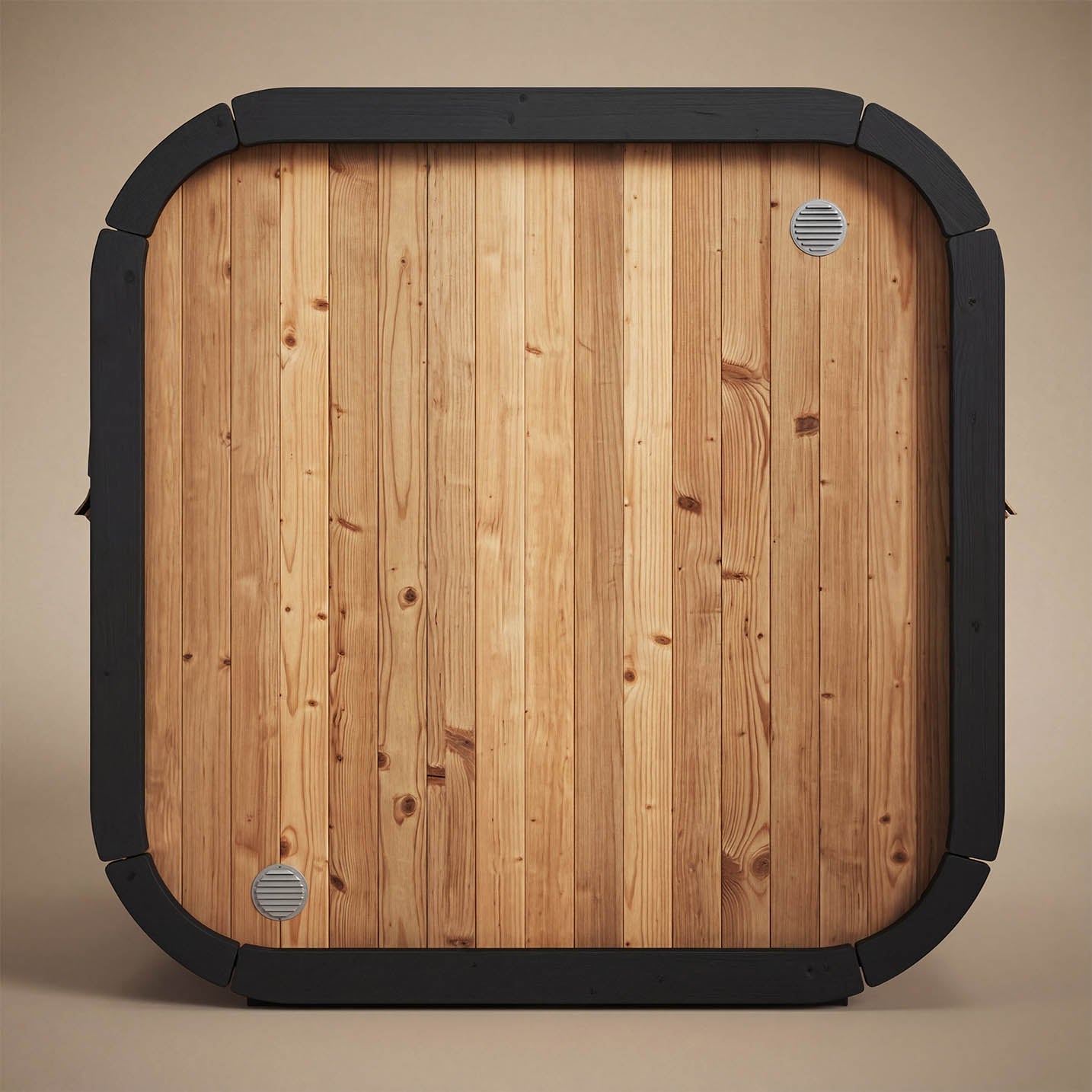 SaunaLife CL5G 4 Person Cube Series Outdoor Sauna Kit