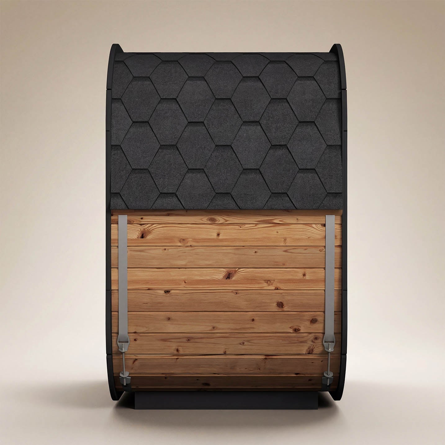 SaunaLife CL4G 3 Person Cube Series Outdoor Sauna Kit