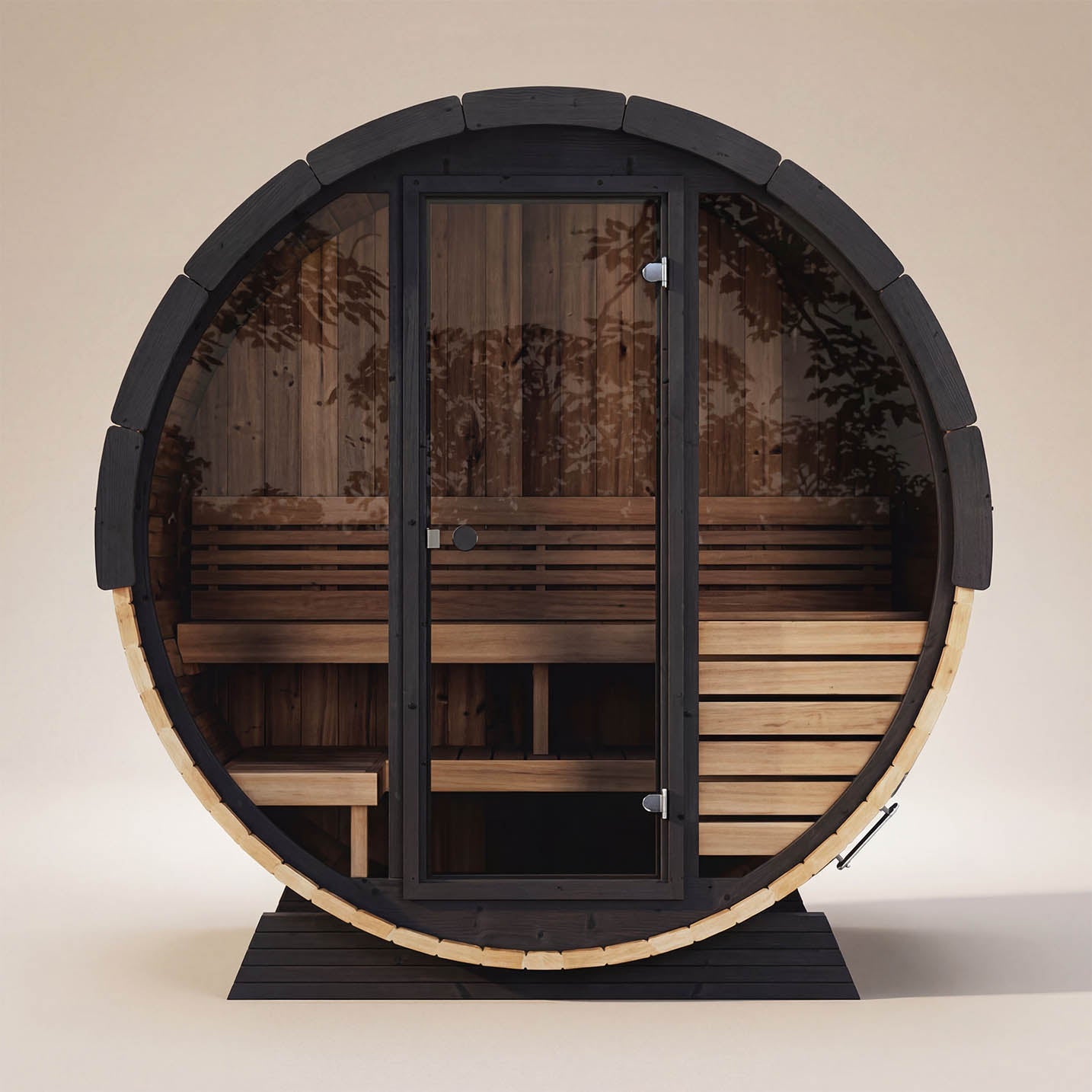 SaunaLife EE6G 4 Person Ergo Elegance Sauna Barrel