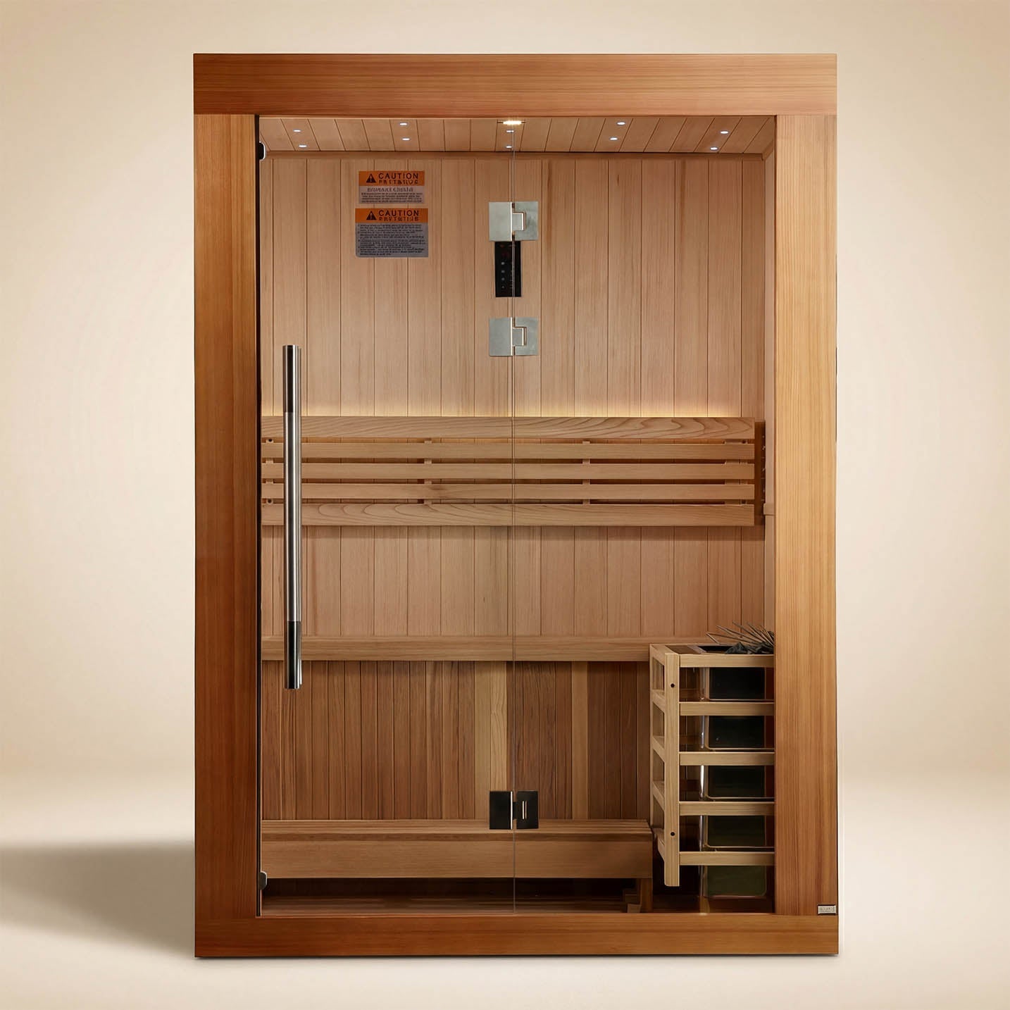 Golden Designs Sundsvall Edition 2 Person Traditional Steam Sauna