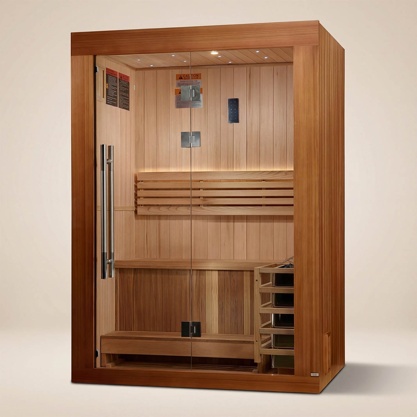 Golden Designs Sundsvall Edition 2 Person Traditional Steam Sauna