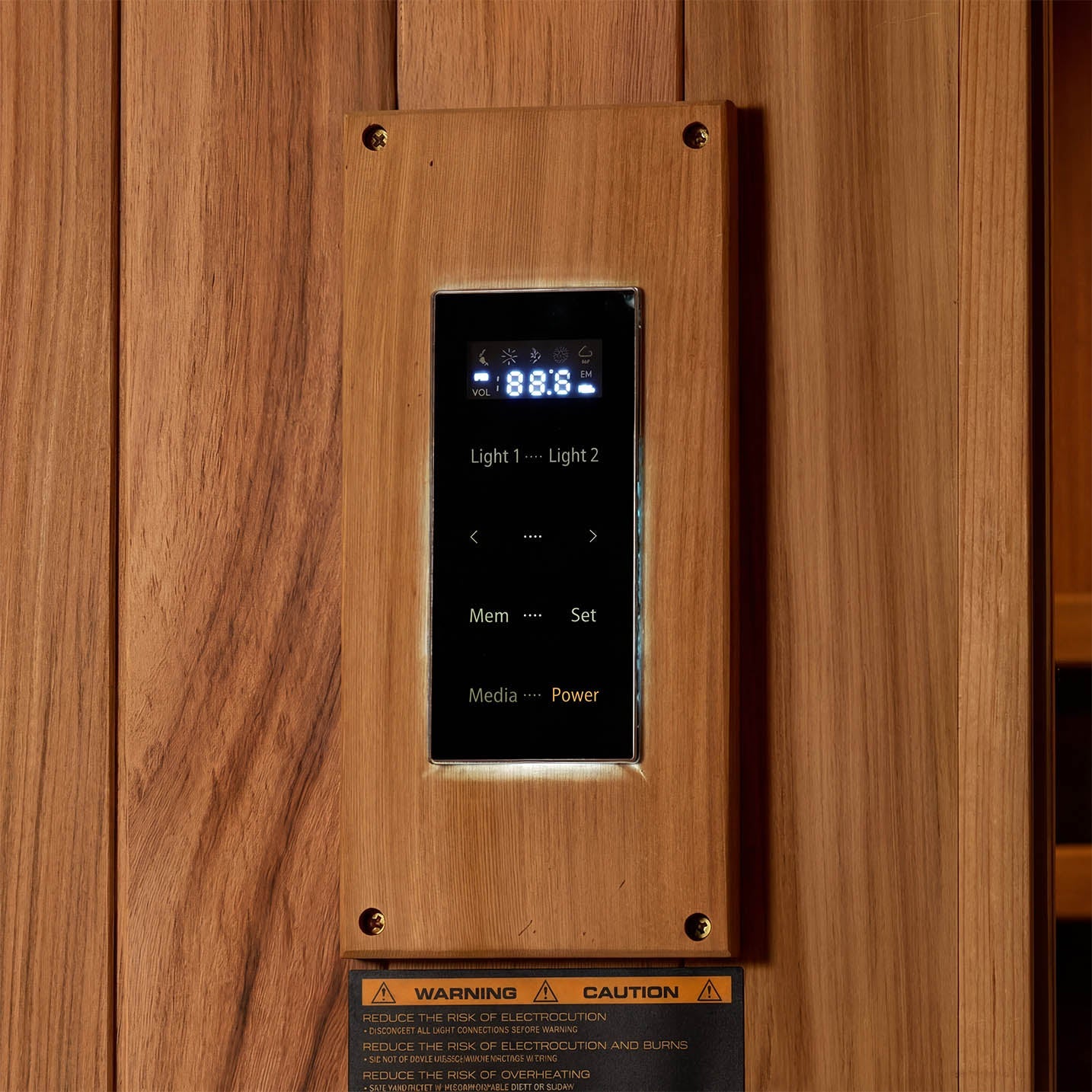 Golden Designs Sundsvall Edition 2 Person Traditional Steam Sauna