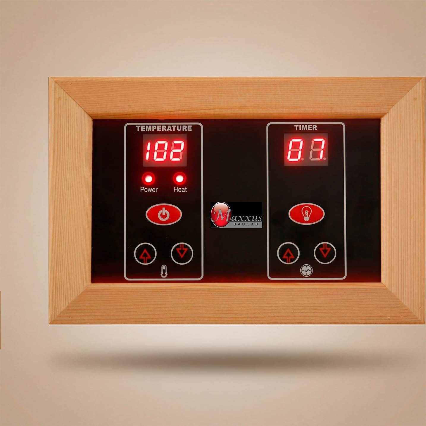 Golden Designs Maxxus 3 Person Corner Full Spectrum Infrared Sauna