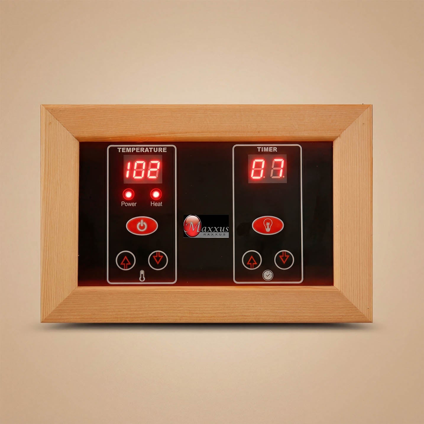 Golden Designs Maxxus 2 Person Near Zero EMF Infrared Sauna