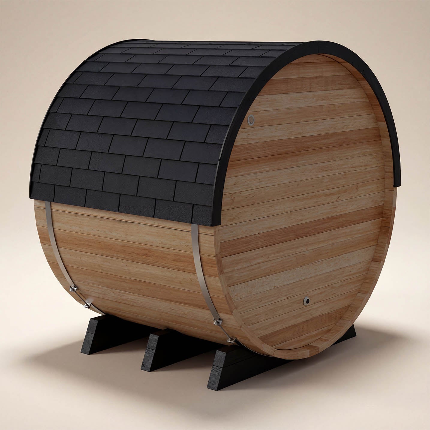 Finnmark FD-7 4 Person Infrared and Traditional Barrel Sauna