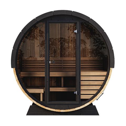 SaunaLife Model EE6G 4-Person Ergo Elegance Series Sauna Barrel