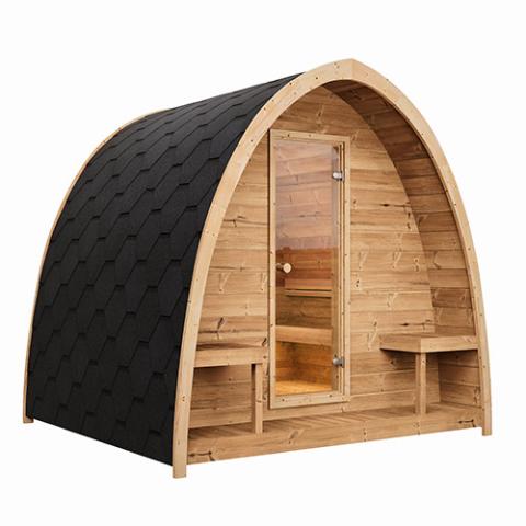 SaunaLife Model G3 Outdoor Home Sauna Kit Garden Series